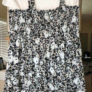 Lascana Smocked Bandeau Top - Size M (8-10)
